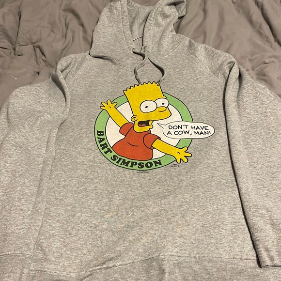 Bart Simpson “don’t have a cow” hoodie - Picture 1 of 1